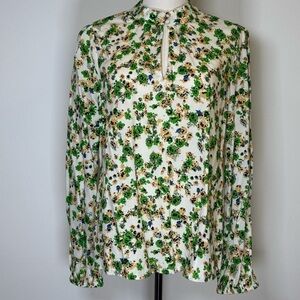 Saint Tropez floral print blouse size XS